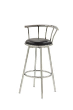 Load image into Gallery viewer, Chrome-Plated Swivel Bar Stool