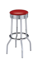 Load image into Gallery viewer, Cleveland Contemporary Red Bar-Height Stool