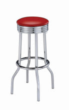 Load image into Gallery viewer, Cleveland Contemporary Red Bar-Height Stool