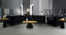 Load image into Gallery viewer, Martini Brushed Gold/Matte Black End Table