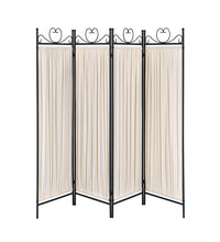 Load image into Gallery viewer, Traditional Black and Gold Four-Panel Folding Screen