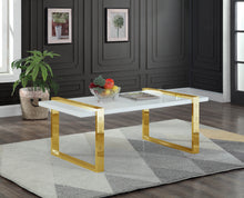 Load image into Gallery viewer, Amore Gold Coffee Table