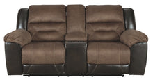 Load image into Gallery viewer, Earhart Reclining Loveseat with Console