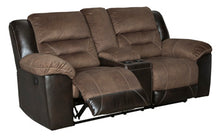 Load image into Gallery viewer, Earhart Reclining Loveseat with Console