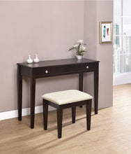 Load image into Gallery viewer, Contemporary Espresso Vanity and Bench