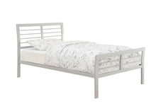 Load image into Gallery viewer, Cooper Contemporary Silver Metal Full Bed