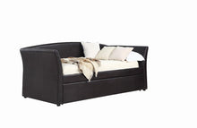 Load image into Gallery viewer, Transitional Dark Brown Upholstered Daybed