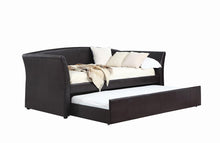 Load image into Gallery viewer, Transitional Dark Brown Upholstered Daybed