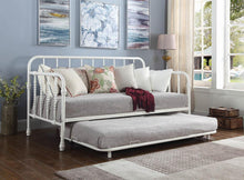 Load image into Gallery viewer, Traditional White Metal Daybed