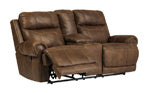 Load image into Gallery viewer, Austere Reclining Loveseat with Console