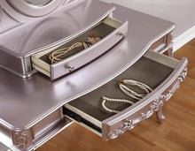 Load image into Gallery viewer, Caroline Metallic Lilac Vanity Desk