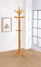 Load image into Gallery viewer, Traditional Honey Twisted Post Coat Rack