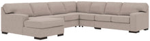 Load image into Gallery viewer, Ashlor Nuvella 5-Piece Sleeper Sectional with Chaise