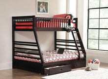 Load image into Gallery viewer, Ashton Cappuccino Twin-over-Full Bunk Bed