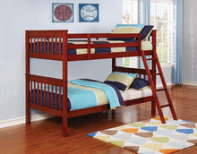 Load image into Gallery viewer, Parker Chestnut Twin-over-Twin Bunk Bed
