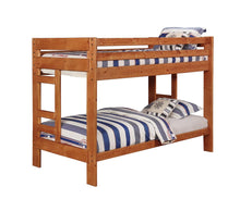 Load image into Gallery viewer, Wrangle Hill Amber Wash Twin-over-Twin Bunk Bed