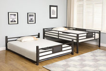 Load image into Gallery viewer, Q / T / Q Triple Bunk Bed
