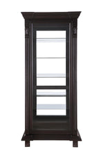 Load image into Gallery viewer, Traditional Brown Curio Cabinet