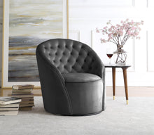 Load image into Gallery viewer, Alessio Cream Velvet Accent Chair
