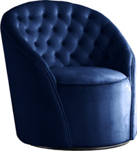 Load image into Gallery viewer, Alessio Cream Velvet Accent Chair