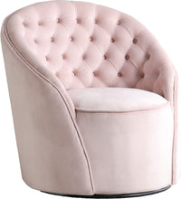 Load image into Gallery viewer, Alessio Cream Velvet Accent Chair