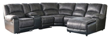 Load image into Gallery viewer, Nantahala 6-Piece Reclining Sectional with Chaise