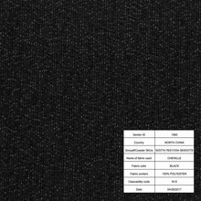 Load image into Gallery viewer, Natalia Mid-Century Modern Black Loveseat