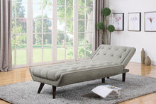 Load image into Gallery viewer, Natalia Mid-Century Modern Dove Grey Chaise