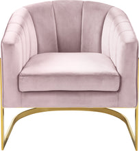 Load image into Gallery viewer, Carter Black Velvet Accent Chair