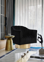 Load image into Gallery viewer, Farrah Grey Velvet Accent Chair