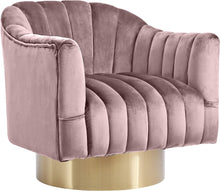 Load image into Gallery viewer, Farrah Grey Velvet Accent Chair