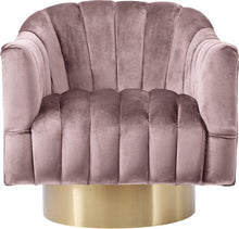Load image into Gallery viewer, Farrah Grey Velvet Accent Chair
