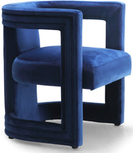 Load image into Gallery viewer, Blair Grey Velvet Accent Chair