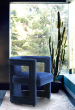 Load image into Gallery viewer, Blair Grey Velvet Accent Chair