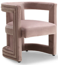 Load image into Gallery viewer, Blair Pink Velvet Accent Chair