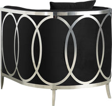Load image into Gallery viewer, Circa Black Velvet Accent Chair