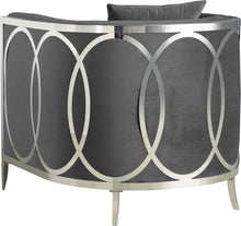 Load image into Gallery viewer, Circa Black Velvet Accent Chair