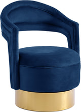 Load image into Gallery viewer, Petrona Grey Velvet Accent Chair