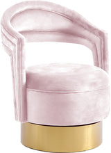 Load image into Gallery viewer, Petrona Pink Velvet Accent Chair