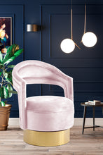 Load image into Gallery viewer, Petrona Grey Velvet Accent Chair