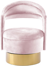 Load image into Gallery viewer, Petrona Pink Velvet Accent Chair