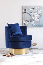 Load image into Gallery viewer, Kendra Grey Velvet Accent Chair