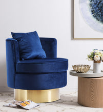Load image into Gallery viewer, Kendra Grey Velvet Accent Chair