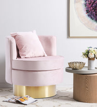 Load image into Gallery viewer, Kendra Grey Velvet Accent Chair