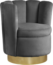 Load image into Gallery viewer, Lily Black Velvet Accent Chair