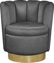 Load image into Gallery viewer, Lily Black Velvet Accent Chair
