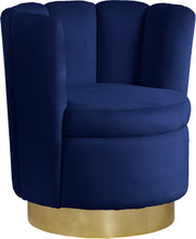 Load image into Gallery viewer, Lily Black Velvet Accent Chair
