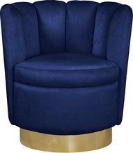 Load image into Gallery viewer, Lily Black Velvet Accent Chair