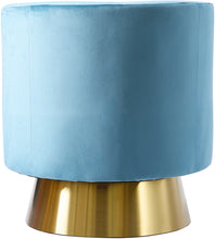 Load image into Gallery viewer, Bellagio Aqua Velvet Accent Chair