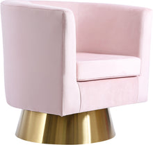 Load image into Gallery viewer, Bellagio Pink Velvet Accent Chair